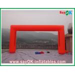 Balloon Arch Frame PVC / Oxford Cloth Inflatable Arch , Logo Inflatable Square Finishing Arch for sale