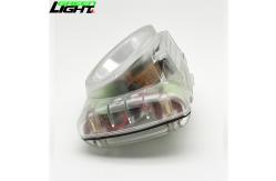 China Waterproof IP68 Rechargeable Mining Cap Lamps 15000Lux For Underground Miner supplier