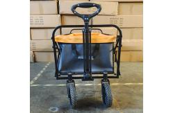 China Outdoor Folding Camping Cart All Terrain Collapsible Extended Stroller Wagon supplier