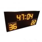 Commercial Portable Football Scoreboard Programmable With Hanging Brackets for sale
