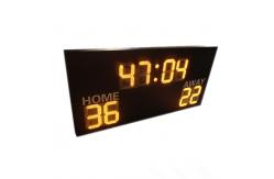 China Commercial Portable Football Scoreboard Programmable With Hanging Brackets supplier