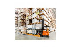 China Heavy Duty Double Deep Pallet Rack  Steel Industrial Pallet Shelves For Warehouse supplier