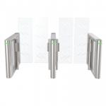 Anti Panic Barcode Scanner Speed Lane Gate Turnstile 150W for sale