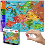 Color Europe Map 1000 Piece Paper Jigsaw Puzzle For Kids 12+ Teens Adults Families for sale
