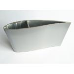 Silvery Powder Painted Exhaust Fan Blades / Aluminum Extrusion Profiles for sale