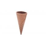 Logo Customized Ice Cream Chocolate Waffle Cones For Supermarket / Store for sale