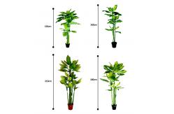 China Anti UV Potted Evergreen Plants Artificial Landscaping Faux Trees supplier