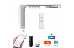 China 802.11bgn Smart Curtain Track Alexa Aluminium Automatic Curtain Rail supplier