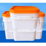 IML Or Thermal Transfer Or Screen Printing Square Plastic Bucket Impact Resistant for sale