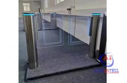 China Security 60-110cm Pedestrian Entrance Swing Turnstile Acrylic Arm With Brushless Motor supplier
