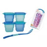 BPA Free Airtight Plastic Baby Food Storage Freezer Containers for sale