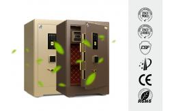 China Solid Steel Commercial Safe Box Semiconductor Fingerprint Biometric Zinc Alloy Handle supplier