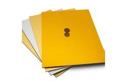 China Gold Mirror 3mm Aluminum Panel For Advertising Board Printing supplier