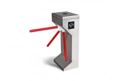 China Mechanical Drive Tripod Turnstile Gate SUS304 RFID LED Indicator Half Height supplier
