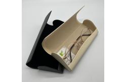China Custom Sunglasses Eyeglasses Case Box Metal Leather Hard Shell supplier