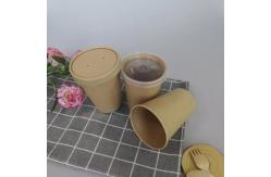 China Customized Ice Cream Stackable Offset Printing Recyclable Disposable Paper Soup Cups supplier