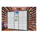 Touchless Intelligent Online Parcel Delivery Lockers , Barcode Password Smart Parcel Locker