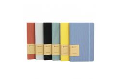 China 13x21cm Dotted Paper Journal , BSCI 8.5mm Lined Custom Hardcover Notebook supplier