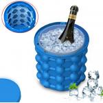 OD 13cm Dual Cavity Silicone Ice Bucket For Champagne Cooling for sale