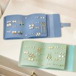Travel Friendly Portable Jewelry Organizer Bag With PU And Rhinestone Material for sale