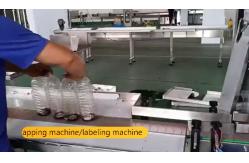 China 2000pcs/Hour Automatic Screw Capping Machine With Conveyor Belt supplier