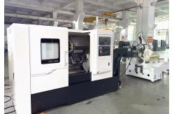 China Y Axis Turret Dual Spindle Precision Automatic CNC Lathe Machine supplier