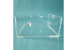 China High Purity Square Thick Wall Quartz Container For High Temp Sintering Tank supplier