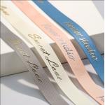 Custom Printed Grosgrain Ribbons for Gift Wrapping and Decoration for sale