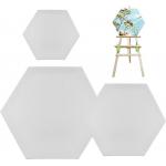 Acid Free Frame Stretched Canvases Board Hexagon Shaped Stretched Linen Canvas