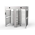 Access Control Double Channel Full Height Turnstile Waterproof Stadium for sale
