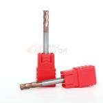 2mm 4mm 6mm 1/8 Corner Radius End Mill Cutter Flute Length 10mm HRC55 for sale