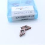 HRA92.5 Hardness Carbide Cutting Tool Good Surface DCGT070201FR-C PV4312