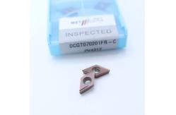 China HRA92.5 Hardness Carbide Cutting Tool Good Surface DCGT070201FR-C PV4312 supplier