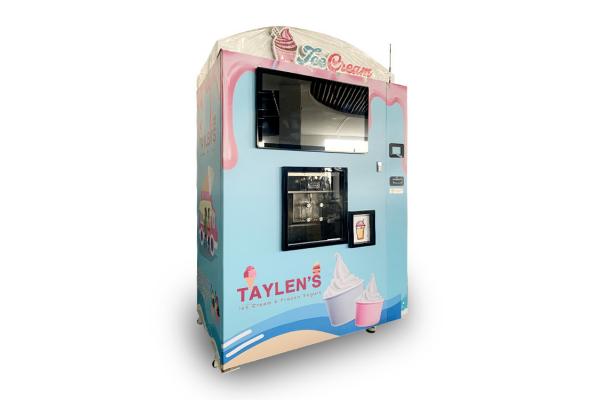 LCD Screen Softy Vending Machine Profitable With 20 Liter Tank