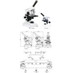 Lab Achromatic Biological Microscope Monocular Microscopes A11.0203