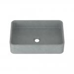 Handmade Pop Up Drain Concrete Wash Basin Bathroom Countertop Sink for sale