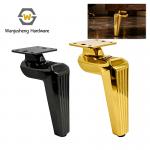 Light Luxury Vertical Grain Coffee Table Legs Metal Furniture Hardware Support Feet Sickle Style Sofa & Cabinet Legs for sale