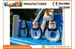 China Penguin Double Sided Outdoor Commercial Inflatable Slide Durable And Fireproof supplier