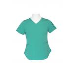 170 GSM Polyester 95% Spandex 5% 4 Way Stretch Scrubs With Zipper And Loop for sale