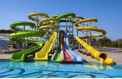 China ODM Children Amusement Park Commercial Swimming Pool Toys Spiral Slide Set supplier