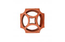 China Perforated Clay Bricks Modern Wall Design Ornamental Clay Building Terracotta Block supplier