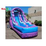 Giant Garden Games Water Inflatable Water Slide Purple Inflatable Double Slides