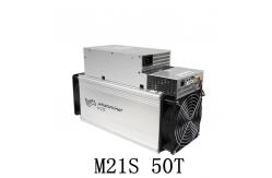 China USB 3.0 128 Bit Etherent Whatsminer M21S 50Th 3240W supplier