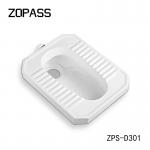 Home White Ceramic Squatting Pan Sanitary Ware Water Closet Toilet for sale