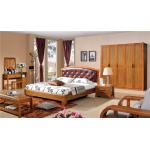 modern solid wood bed room set furniture for sale