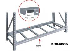 China Assembled Heavy Duty Metal Shelving Rack Shrink Packed 3 Steel Deck Supports supplier