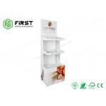 Advertising Custom Pop Recyclable Cardboard Floor Displays Stand With Logo Printed