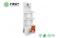 China Advertising Custom Pop Recyclable Cardboard Floor Displays Stand With Logo Printed supplier