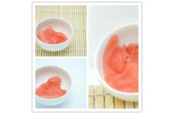 China High Grade Pink Oem Pickled Sushi Ginger Slice Strip In Bottle 340g supplier