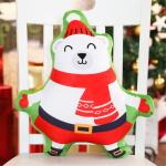 Durable Smooth Surface Santa Claus Reindeer Stuffed Animal 20cm Cuddly Gift
